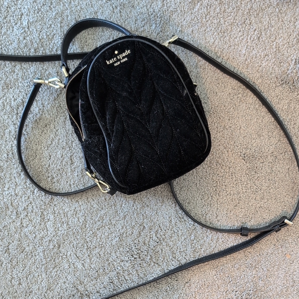 Kate Spade Black Mini Backpack
